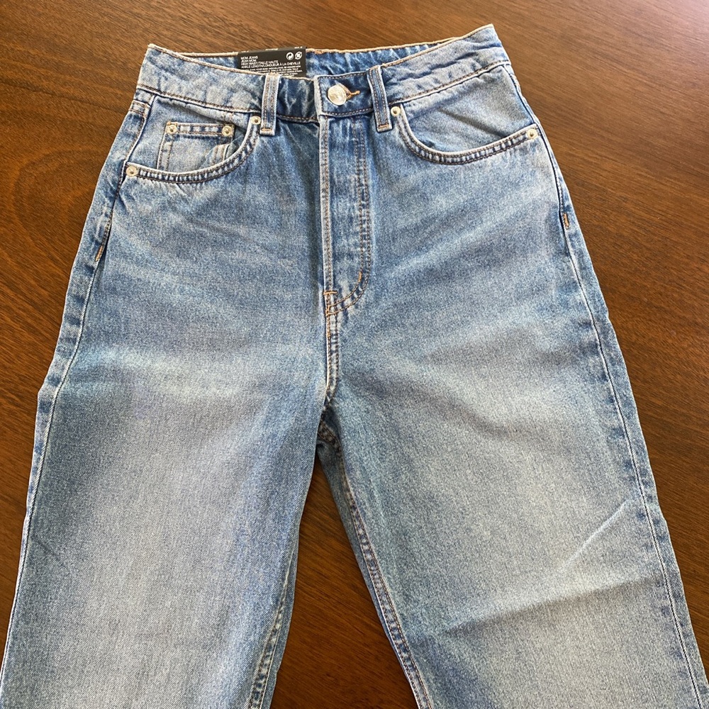 H&M high waisted mom jeans